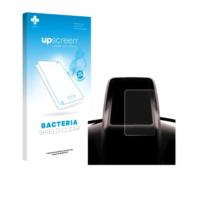 Vorderseite einer Produktverpackung mit dem Markenlogo upscreen. Daneben ist das Gerät Segway GT3 D mit dem zugehörigen Displa