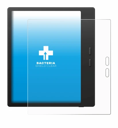 Abbildung des Geräts Boox Go Color 7 Gen II mit einer Vielzahl des Displayschutzes.