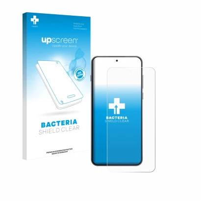 Vorderseite einer Produktverpackung mit dem Markenlogo upscreen. Daneben ist das Gerät OnePlus Nord 5 mit dem zugehörigen Disp