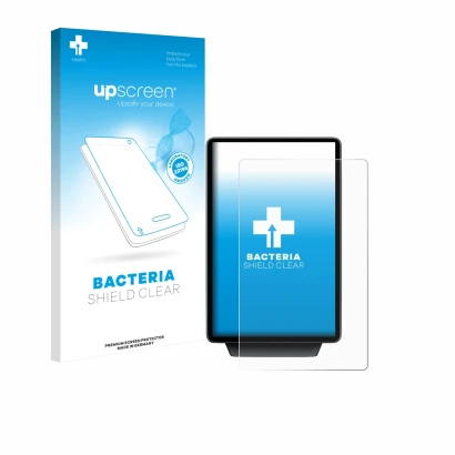 Vorderseite einer Produktverpackung mit dem Markenlogo upscreen. Daneben ist das Gerät Ford Explorer Electric 2025 mit dem zug