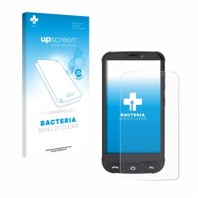 Vorderseite einer Produktverpackung mit dem Markenlogo upscreen. Daneben ist das Gerät Olympia Neo Mini mit dem zugehörigen Di