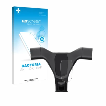 Vorderseite einer Produktverpackung mit dem Markenlogo upscreen. Daneben ist das Gerät Navee ST3 mit dem zugehörigen Displaysc