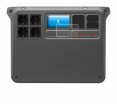 Abbildung des Geräts DJI Power 2000 mit einer Vielzahl des Displayschutzes.