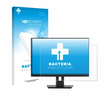 Vorderseite einer Produktverpackung mit dem Markenlogo upscreen. Daneben ist das Gerät Iiyama ProLite XUB2595WSU mit dem zugeh