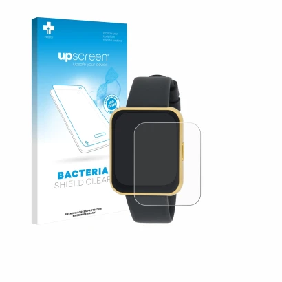 Vorderseite einer Produktverpackung mit dem Markenlogo upscreen. Daneben ist das Gerät Liu Jo Mini Slim 2.0 mit dem zugehörige