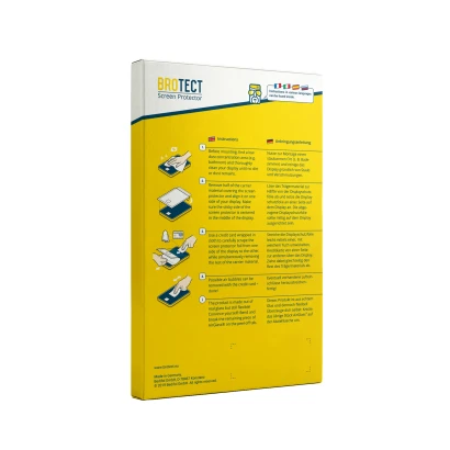 Rückseite einer Produktverpackung mit dem Markenlogo BROTECT