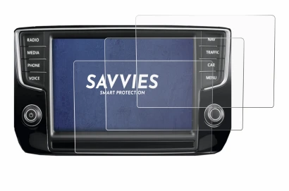 Abbildung des Geräts Volkswagen Passat 2015 Discover Pro 8" 2014 mit einer Vielzahl des Displayschutzes.