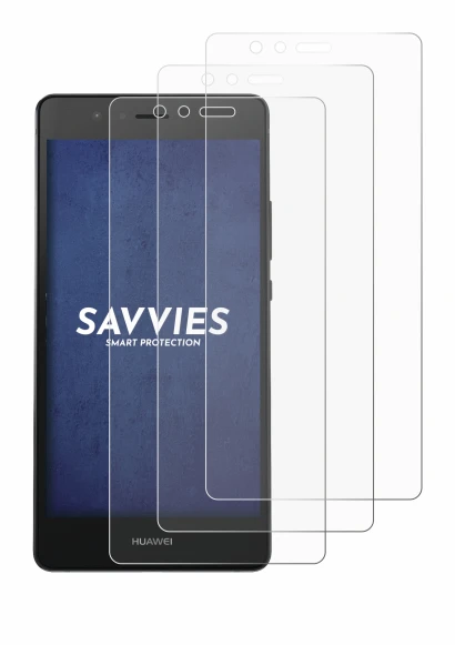Abbildung des Geräts Huawei P9 mit einer Vielzahl des Displayschutzes.