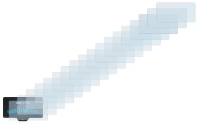 Abbildung des Geräts Coyote Nav+ 2017 mit einer Vielzahl des Displayschutzes.