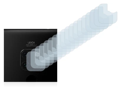 Abbildung des Geräts Huawei Mate 20 (NUR Kameraschutz) mit einer Vielzahl des Displayschutzes.