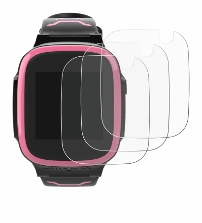 Abbildung des Geräts Xplora X5 Play mit einer Vielzahl des Displayschutzes.