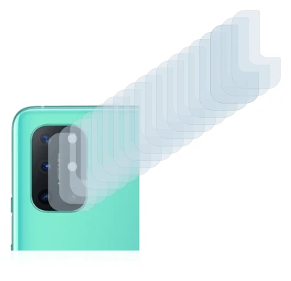Abbildung des Geräts OnePlus 8T (NUR Kameraschutz) mit einer Vielzahl des Displayschutzes.