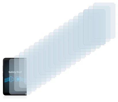 Abbildung des Geräts Microsoft Surface Duo 2 (Äußeres Display) mit einer Vielzahl des Displayschutzes.