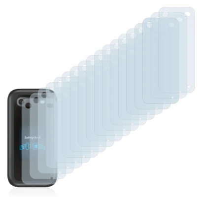 Abbildung des Geräts Nokia 2660 Flip (Rückseite) mit einer Vielzahl des Displayschutzes.