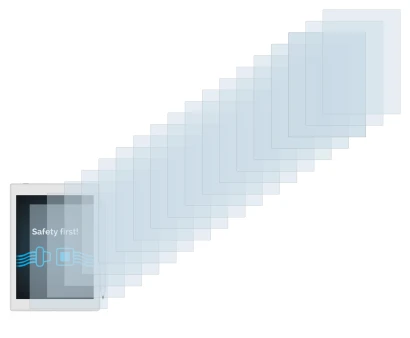 Abbildung des Geräts Boox Nova Air 2 mit einer Vielzahl des Displayschutzes.