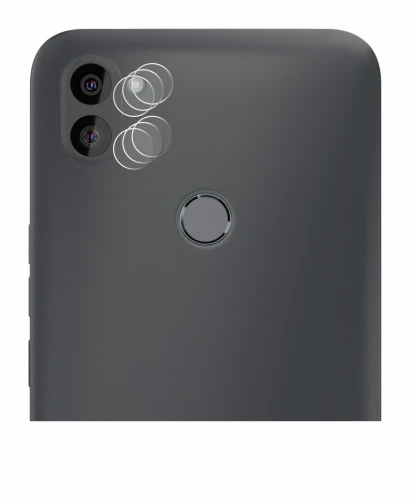 Abbildung des Geräts Gigaset GS5 Lite (Display+Kamera) mit einer Vielzahl des Displayschutzes.