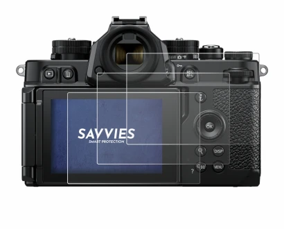 Abbildung des Geräts Nikon Z F mit einer Vielzahl des Displayschutzes.