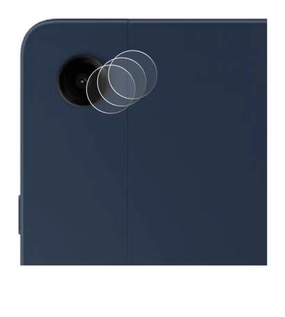 Abbildung des Geräts Samsung Galaxy Tab A9 Plus 5G (NUR Kameraschutz) mit einer Vielzahl des Displayschutzes.