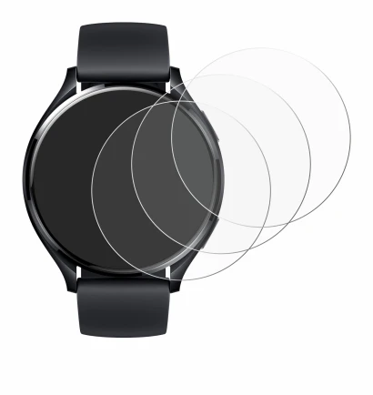 Abbildung des Geräts Xiaomi Watch 2 mit einer Vielzahl des Displayschutzes.