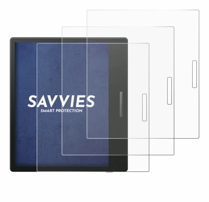 Abbildung des Geräts Boox Go Color 7 mit einer Vielzahl des Displayschutzes.