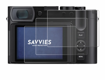 Abbildung des Geräts Leica Q3 43 mit einer Vielzahl des Displayschutzes.