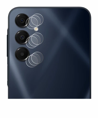 Abbildung des Geräts Samsung Galaxy A16 5G (NUR Kameraschutz) mit einer Vielzahl des Displayschutzes.