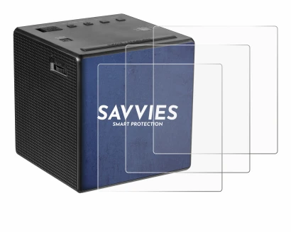 Abbildung des Geräts Sony ICF-C1 mit einer Vielzahl des Displayschutzes.