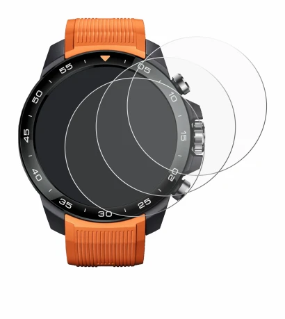 Abbildung des Geräts Xiaomi Mibro GS Explorer S mit einer Vielzahl des Displayschutzes.