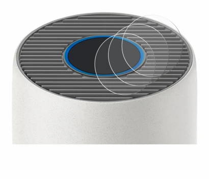 Abbildung des Geräts Philips 2000i Series AC2939 mit einer Vielzahl des Displayschutzes.