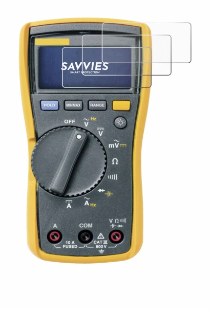 Abbildung des Geräts Fluke MultiMeter 115 mit einer Vielzahl des Displayschutzes.