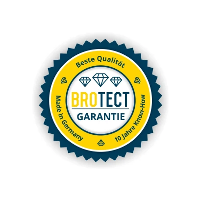 Qualitätssiegel der Marke BROTECT.