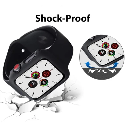 Case mit Uhr, die auf den Boden aufschlägt und diesen zerstört 