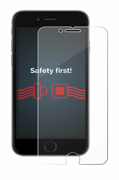 Abbildung des Geräts Apple iPhone 6 mit einer Vielzahl des Displayschutzes.