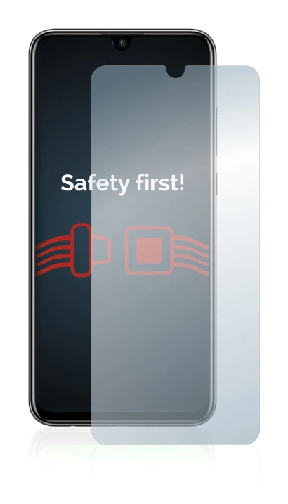 Abbildung des Geräts Huawei P smart 2020 mit einer Vielzahl des Displayschutzes.