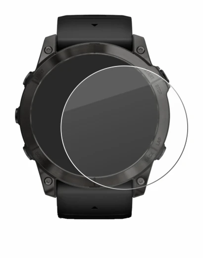 Abbildung des Geräts Garmin Epix Pro (Gen 2) (51 mm) mit einer Vielzahl des Displayschutzes.