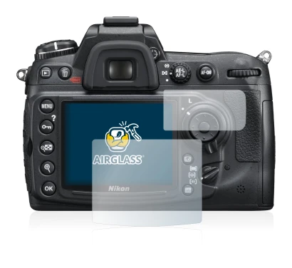 Abbildung des Geräts Nikon D300S mit einer Vielzahl des Displayschutzes.
