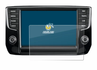 Abbildung des Geräts Volkswagen Passat 2015 Discover Pro 8" 2014 mit einer Vielzahl des Displayschutzes.