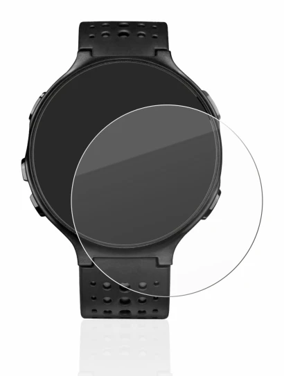 Abbildung des Geräts Garmin Forerunner 235 mit einer Vielzahl des Displayschutzes.