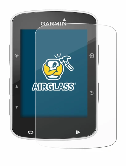 Abbildung des Geräts Garmin Edge 820 mit einer Vielzahl des Displayschutzes.