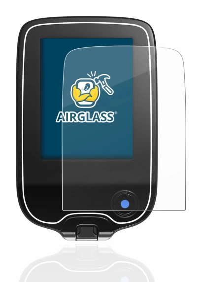 Abbildung des Geräts Freestyle Libre mit einer Vielzahl des Displayschutzes.