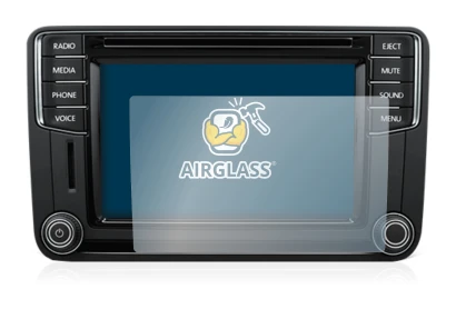 Abbildung des Geräts Volkswagen T6 2015 Discover Media Plus 6.33" mit einer Vielzahl des Displayschutzes.