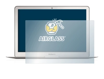 Abbildung des Geräts Apple MacBook Air 13" (Anfang 2015) mit einer Vielzahl des Displayschutzes.