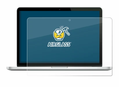 Abbildung des Geräts Apple MacBook Pro Retina 13" (Anfang 2013) mit einer Vielzahl des Displayschutzes.