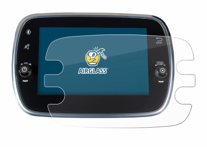 Abbildung des Geräts Fiat 500X 2016-2019 Uconnet 7" mit einer Vielzahl des Displayschutzes.