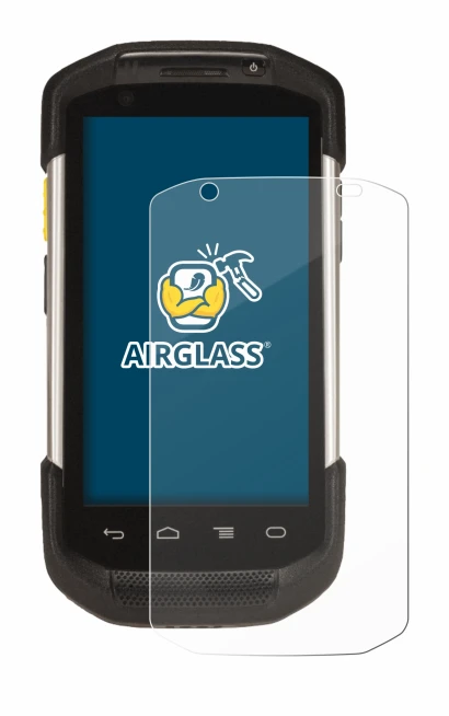 Abbildung des Geräts Zebra TC77 mit einer Vielzahl des Displayschutzes.