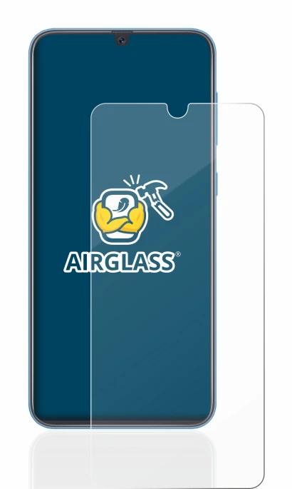 Abbildung des Geräts Samsung Galaxy A40 mit einer Vielzahl des Displayschutzes.