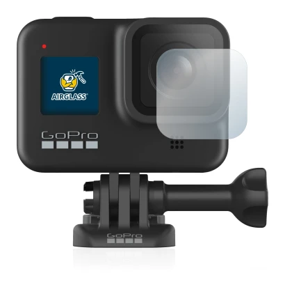 Abbildung des Geräts GoPro Hero 8 Black (Linse) mit einer Vielzahl des Displayschutzes.