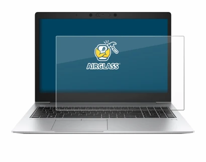 Abbildung des Geräts HP EliteBook 850 G6 mit einer Vielzahl des Displayschutzes.