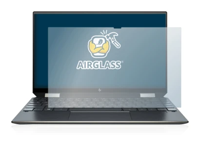 Abbildung des Geräts HP Spectre x360 13-aw0000ns mit einer Vielzahl des Displayschutzes.