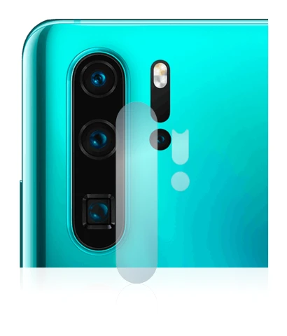 Abbildung des Geräts Huawei P30 Pro New Edition (NUR Kameraschutz) mit einer Vielzahl des Displayschutzes.